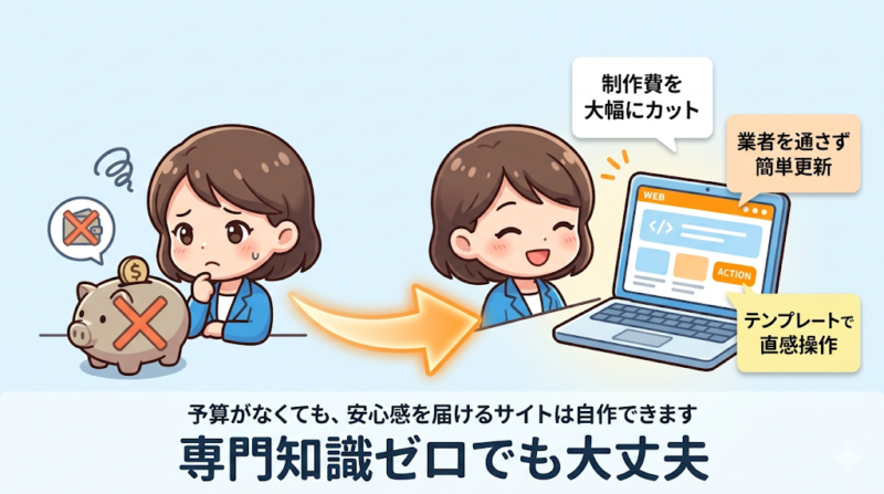 学童保育のホームページは自作できる？予算に悩む施設向けに解説