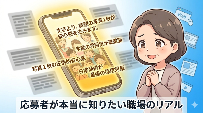 15年の現場経験で確信した、応募者が本当に知りたい「職場のリアル」