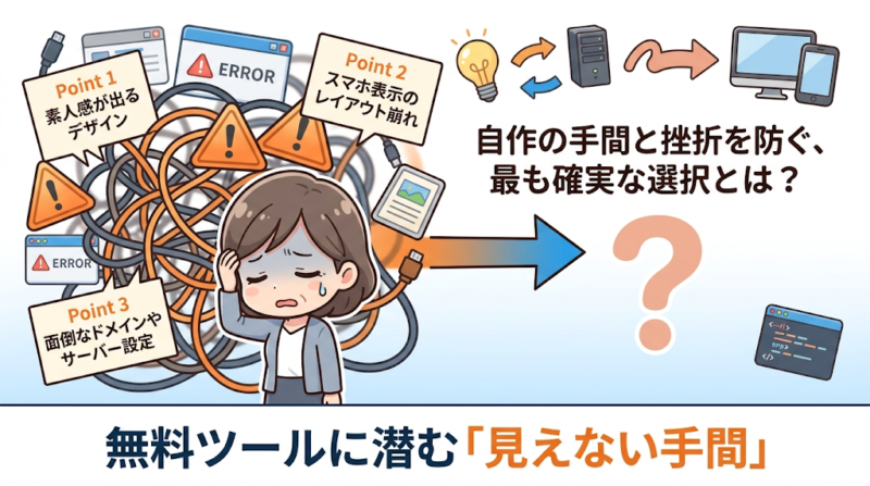 学童保育のホームページを簡単に制作しよう